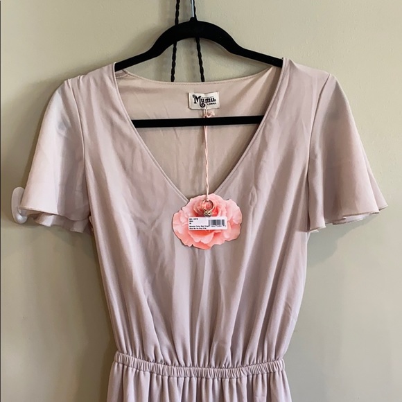 Show me your Mumu Michelle Flutter Maxi Dress - Picture 3 of 5